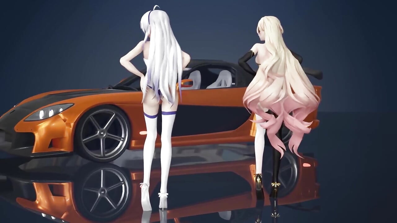 초콜릿 크림 듀엣 스트립쇼; 블랙 스타킹; 화이트 스타킹; 레이싱 레오타드
