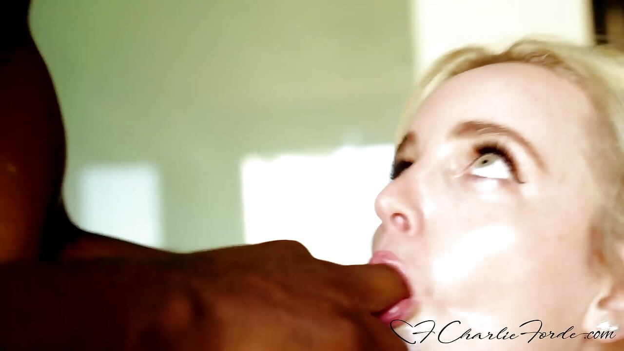 Blondie Charlie Forde Rubs Swollen Clit As BBC Stretches Her Tight Anus