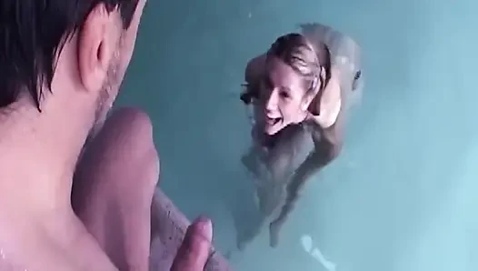 Mature MILF Gets Pounded Hard in Steamy Pool Sex