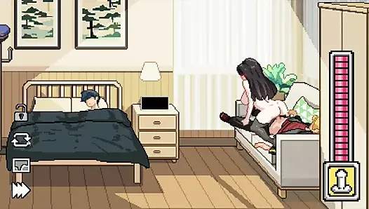 Hentai-spiel - Kendo-Lehrer fickt alle heldinnen-szene - irgendwie entschied ich mich, eine Kendo-Halle zu gründen - geheimes NTR