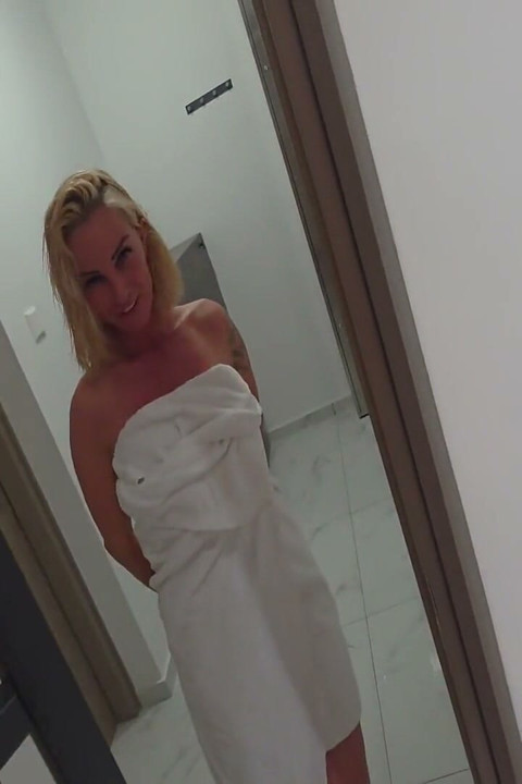 Locked Out! Cheating! Neighbor Fucks My Pussy Soaking Wet