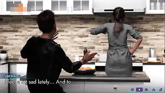 How to fix the future #1 - Jackson and Ellie took a shower together and played with each other untill they cum