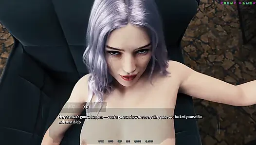 Кибернетическое соблазнение 1-й тысячей - секс на прецинте, Foxy Cop получает сливки