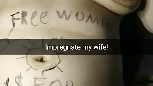 Please impregnate my slutty wife with your cum! Milky Mari