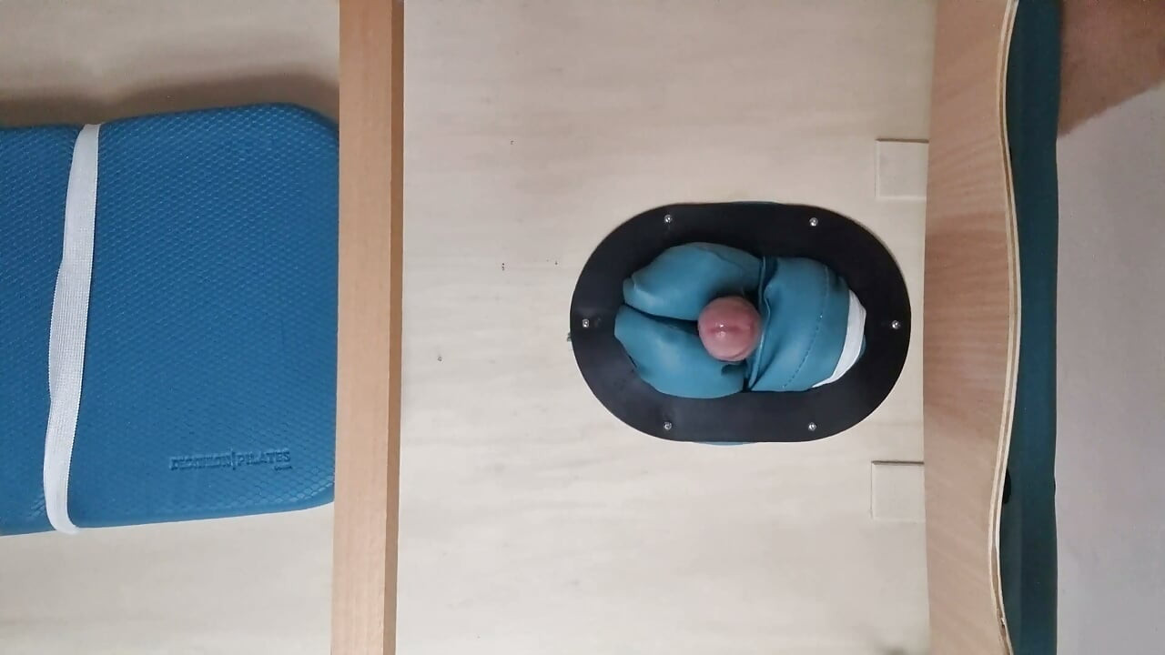 Fucking the Massage Table Below View