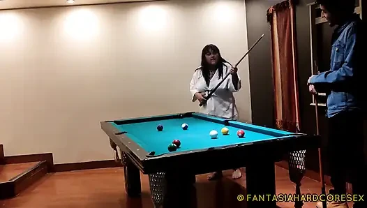 Giving My Best Friend Some Good Butt Massages After a Game of Pool Fanta...