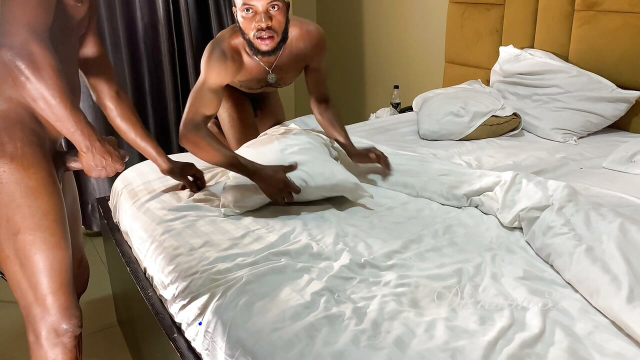 Long Stroking Ebony Lag Slut on the Bed Mercilessly