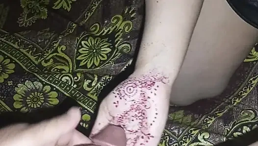 8 Months pregnent Sana Blowjob in lingerie with pink bra Part 2