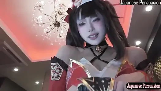 Godaan cosplay festival, cosplayer terkenal memainkan game berbahaya yang tidak boleh dipercaya sepenuhnya
