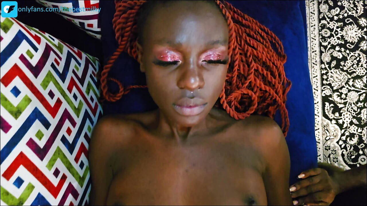 Threesome with hot ebony sisters