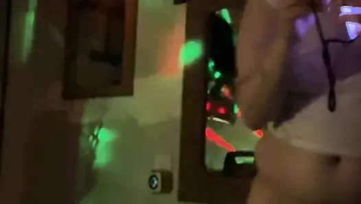 Bedroom Rave with Sissy Long Legs