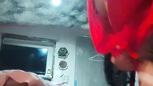 Ehefrau unterrichtet den nugget