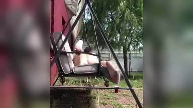 HORNY EXHIBITIONIST SUNBATHING