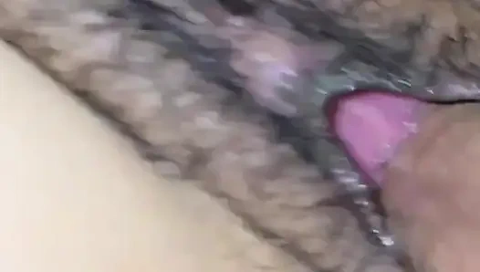 Pussy full of milk is unfaithful to her partner