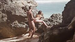 Fuimos a una playa secreta del océano para tener sexo - mynaughtyvixen
