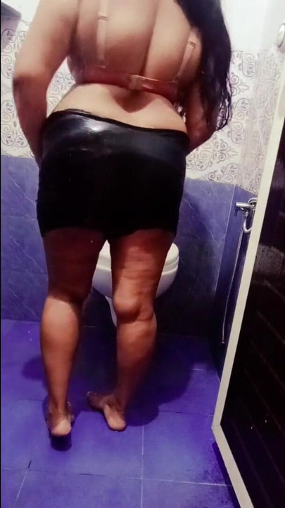 Captivating moment from "Indian Big Boobs Step Sister Arya in Bathroom"