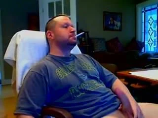 Cigaret and big cock