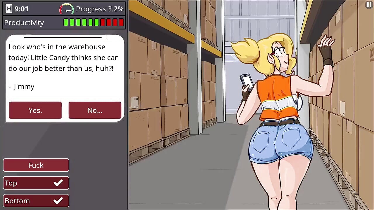 Big boobs big ass girl fucks two huge cocks - barely working gameplay level 2