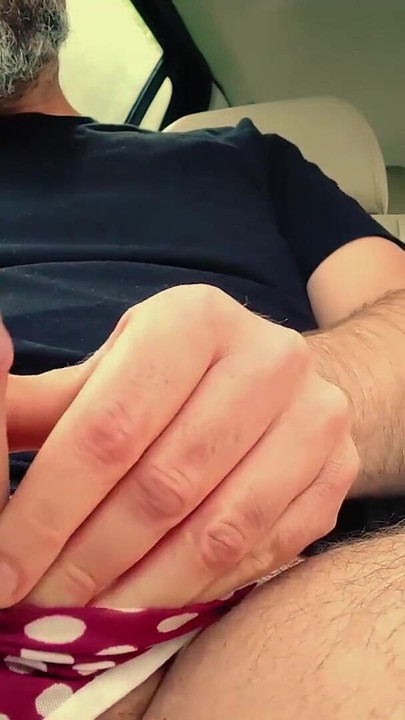 Stunning moment from "Step Dad Car Wank In Panties - SlugsOfCumGuy"