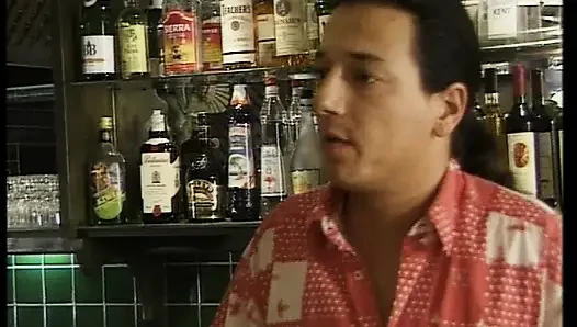 Perfect German doll rides dick and eats cum in the tavern