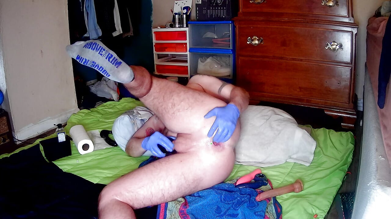 Gaping my Creamy Man Hole