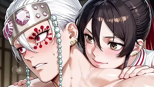 Uzui (KNY) x Sagiri (Hell’s Paradise)