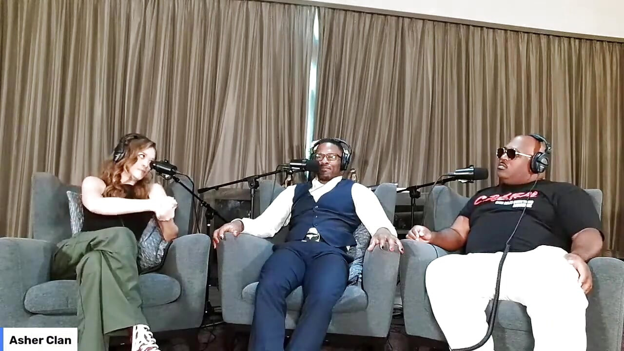 Artistas adultos charlan en el sofá con Katie Kush, Jamie Knox y Mrflourish - podcast asherclantv