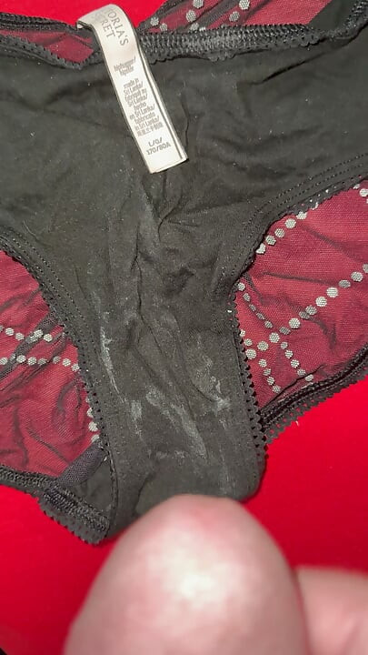 Cum on wife’s panties 54
