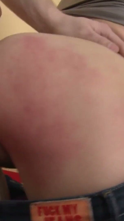 Thick Blonde Stepmom In Tight Denim Jeans Gets Nice Facial! | Clip 1