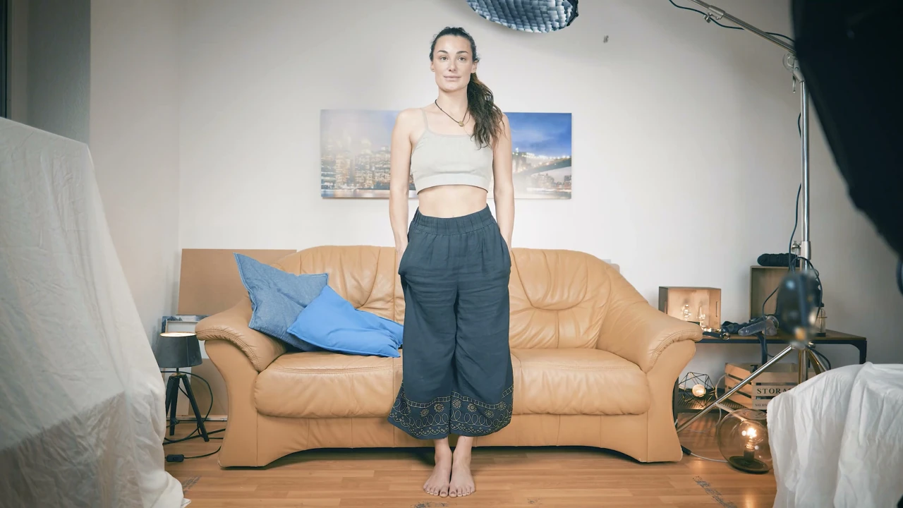 Tanya Is a Former Catwalk Model and Today for a Casting with Us on the Couch!
