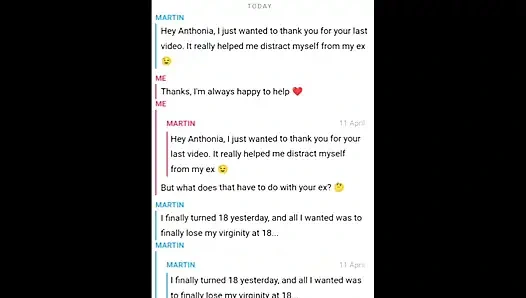 I Met an 18yo on Snap & Gave Him His First Creampie