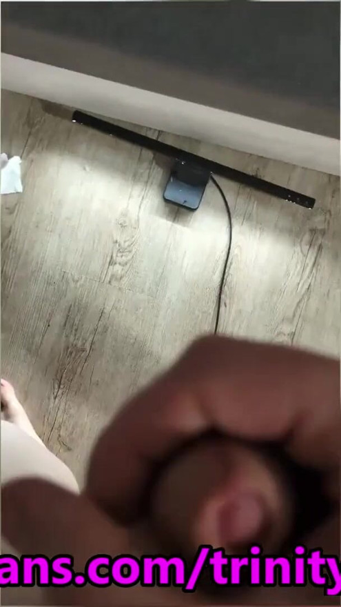 Horny tranny fucked her ass after work and cum | Clip 2