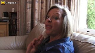 Real mature STEPMOM needs a good fuck