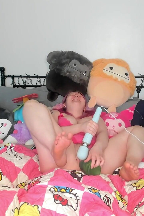 Intense Fantasy Dildo Orgasms