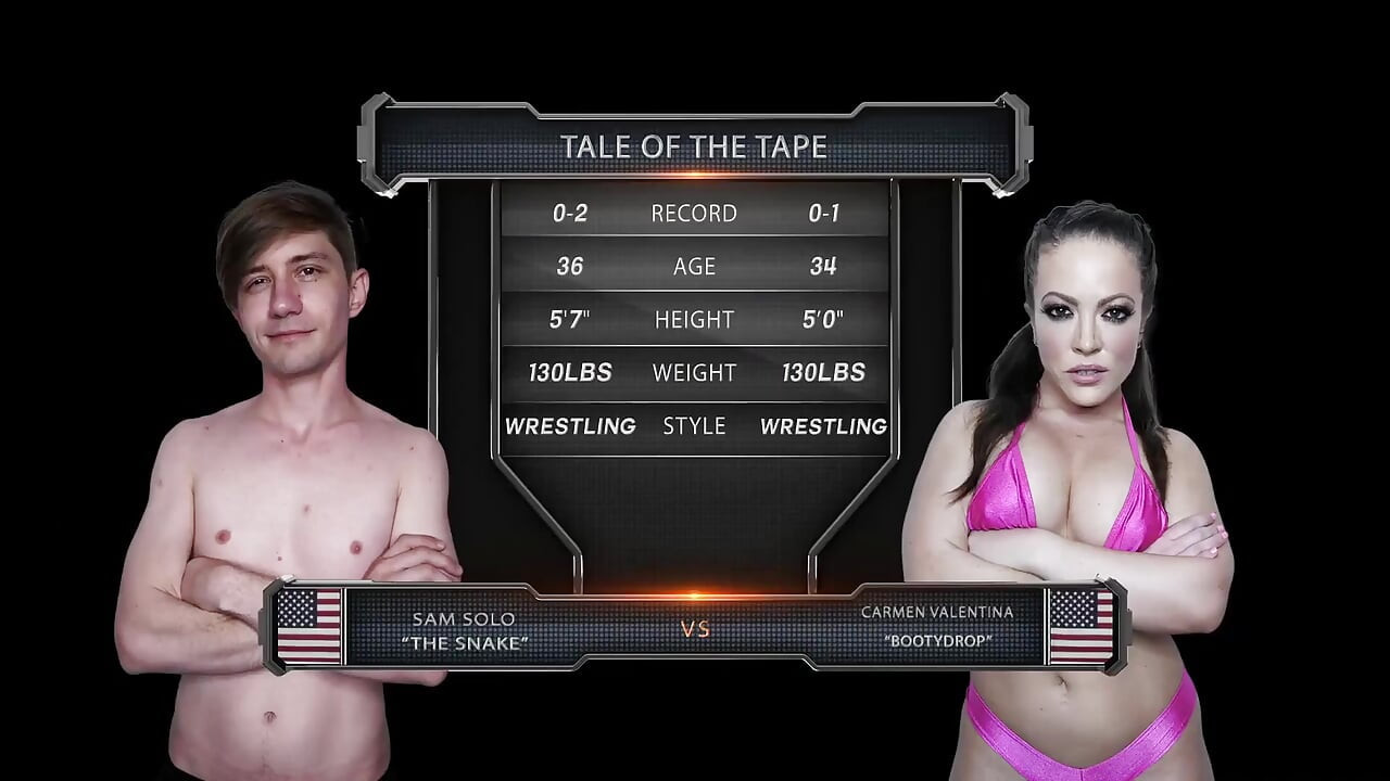 Carmen Valentina vs Sam egyéni vegyes birkózás
