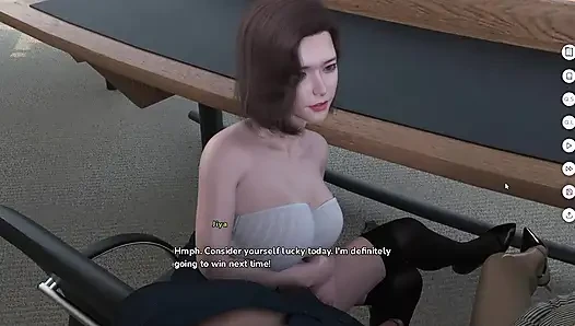 Both of them are competing for his penis. Gameplay.