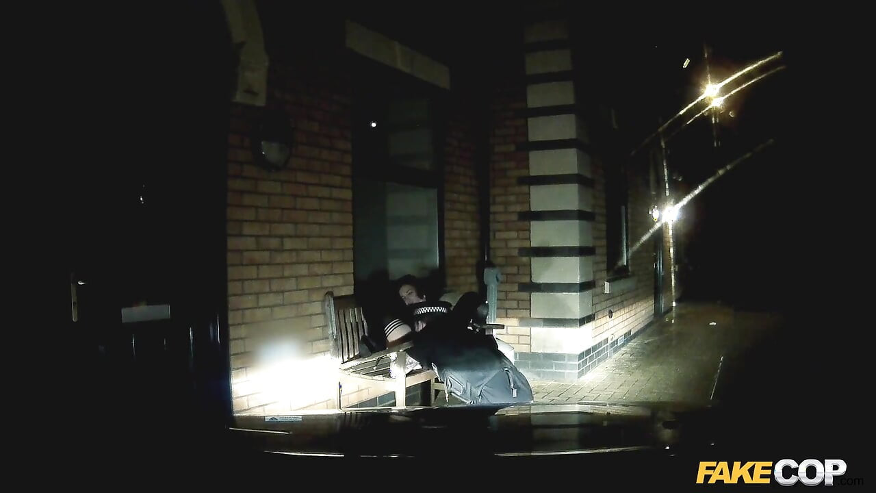 Night Patrol Cheeky Young Lass Likes Daring Outdoor Sex
