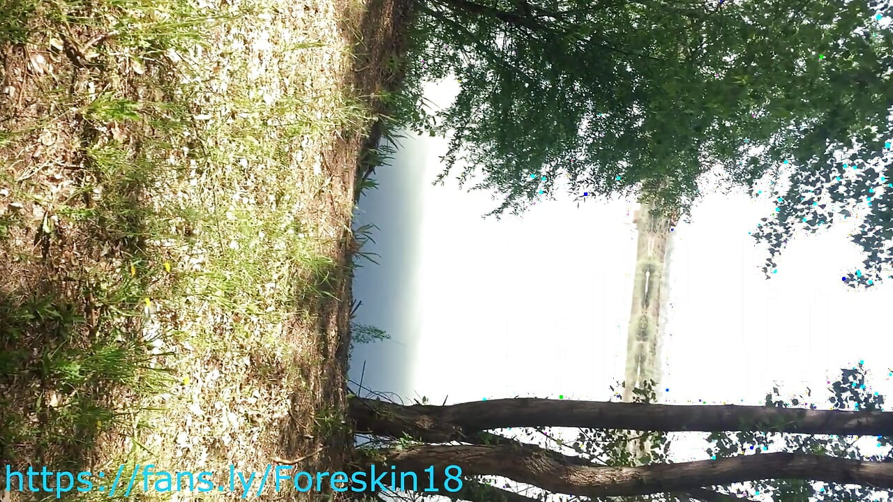 The battle of young  huge cocks outdoor