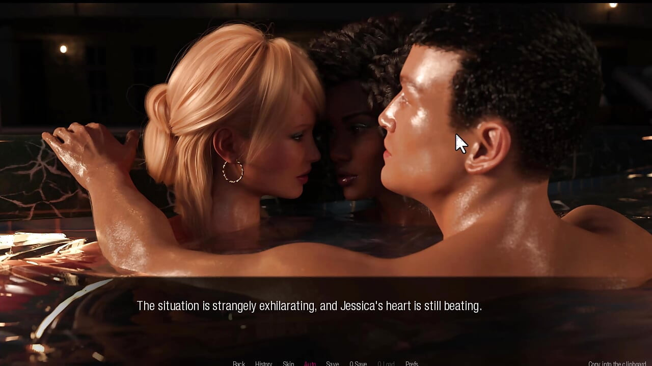 Jessica O'Neil #9 - Conner watched Jessica and Shani enjoy each other in the pool