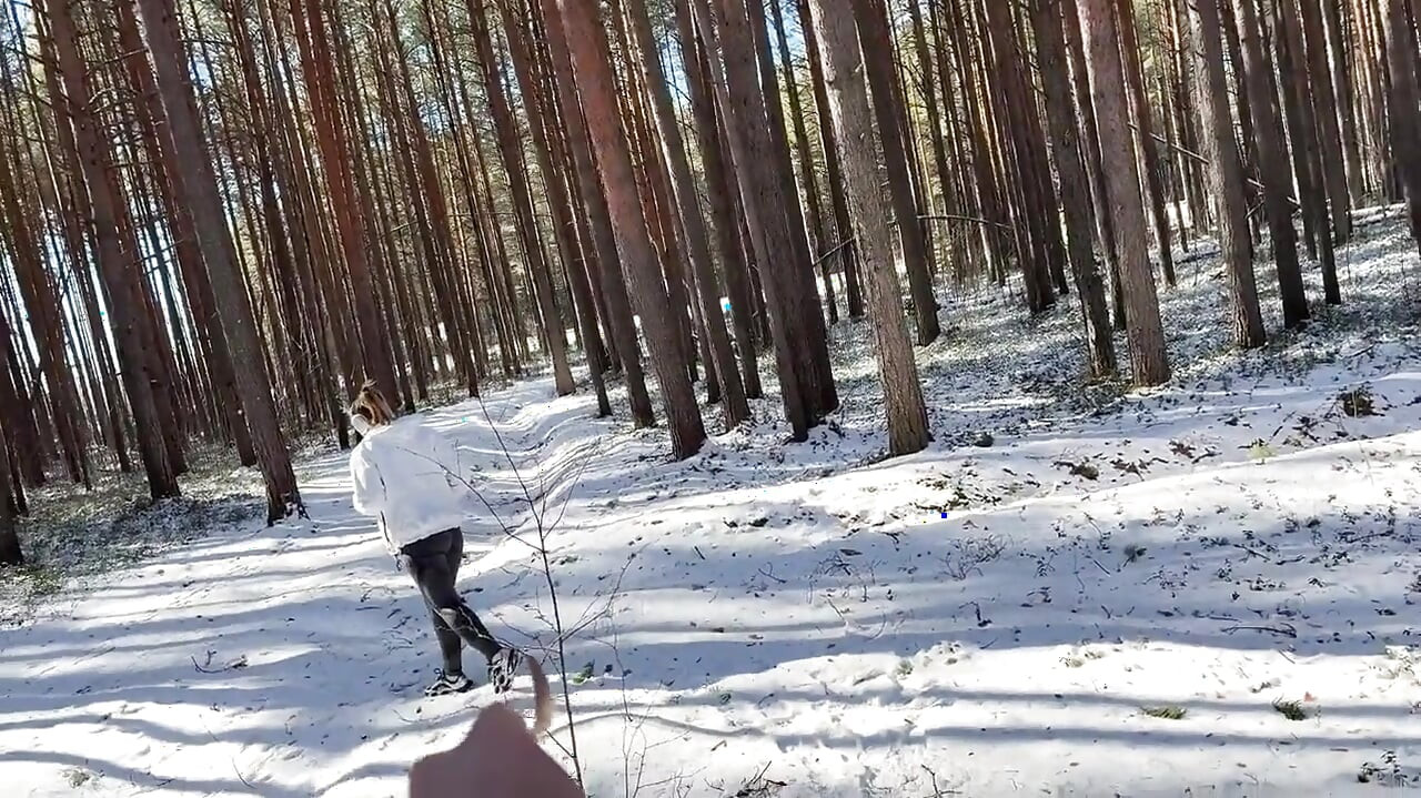 Freeze Time Woods Creepy Neighbor Freezes Cute Jogger