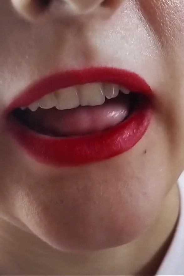 Giantess Red Lips Is Hungry for You POV