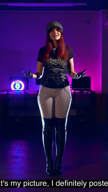 Captivating moment from "I went through this"