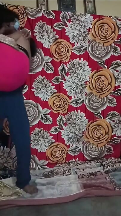 Indyjski Desi Suhagraat Mąż i żona 1