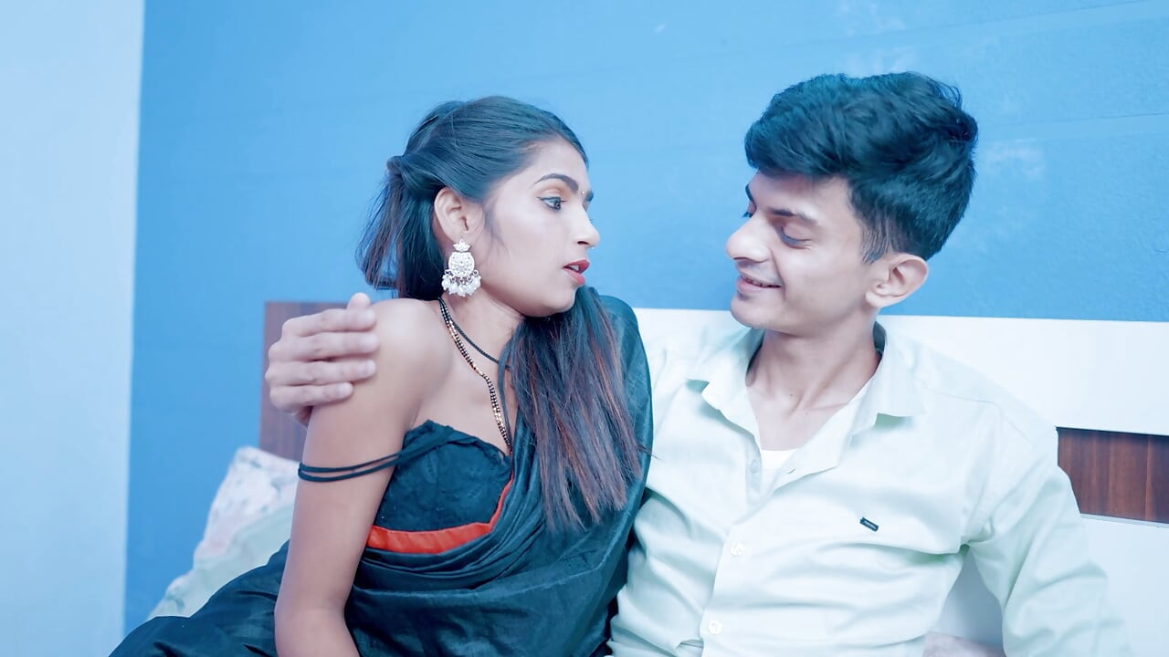Naughty slim sexy Bhabhi seduce by her devar in the bedroom