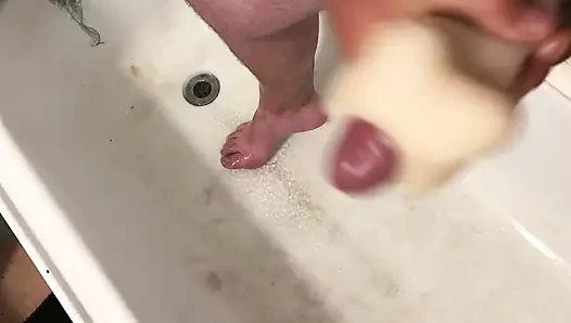 Fucking my pocket pussy.