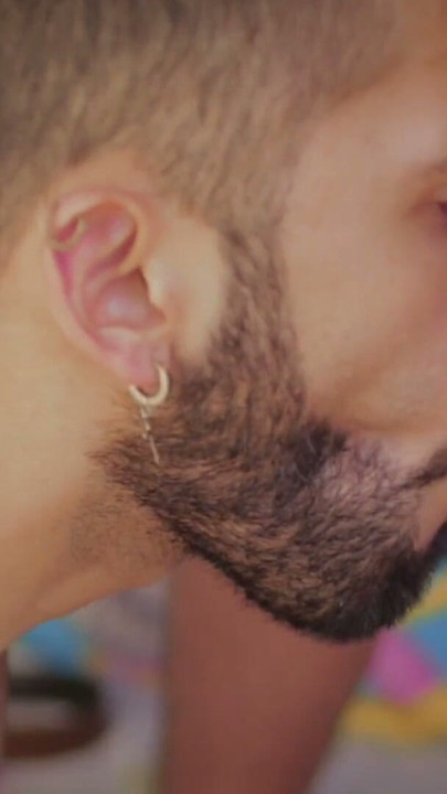 POV Facial Hot Latino Camilo Brown Passionately Sucking a Big Uncut Cock Until He Gets His Face Covered In Cum | Clip 1