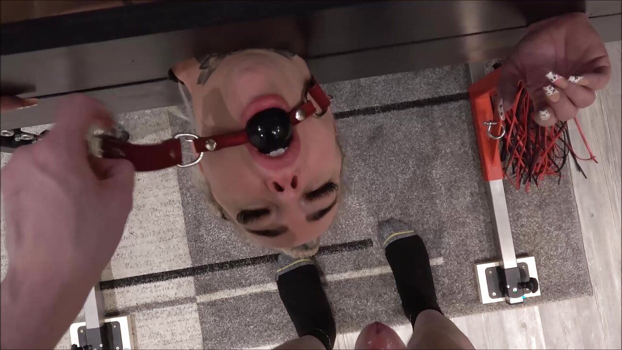 Sex Slave in Pillory Used and Inseminated