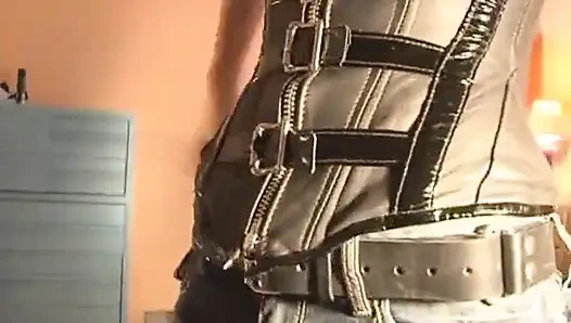 Jeans Domme 2 Corseted Domme Teaches You Cock Bondage