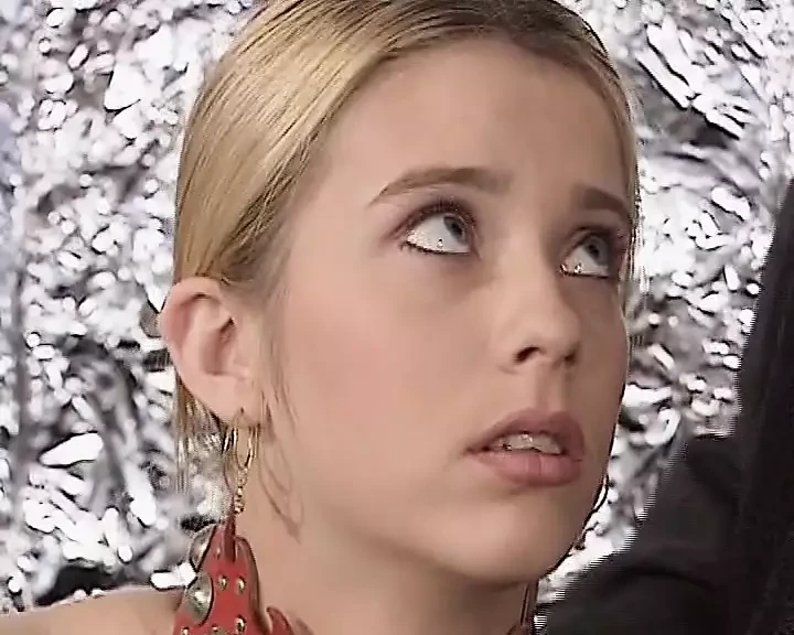 A fabulous blonde teen from Germany enjoys getting sprayed with cum