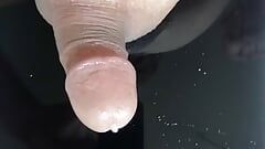 Topview of Stroking to Creamy Climax